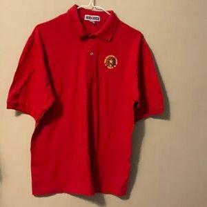 Jerzees Red Polo Shirt